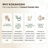 Magic Wax Lemon 10-Minute Painless Hair Removal Powder | Kokakoshi