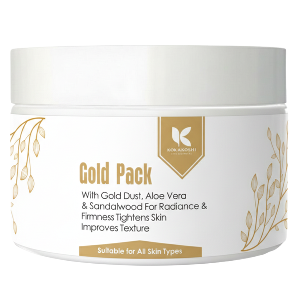 Gold Pack – Radiance & Firming Face Pack with Gold Dust | Kokakoshi