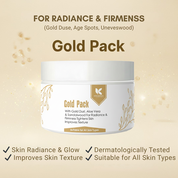 Gold Pack – Radiance & Firming Face Pack with Gold Dust | Kokakoshi
