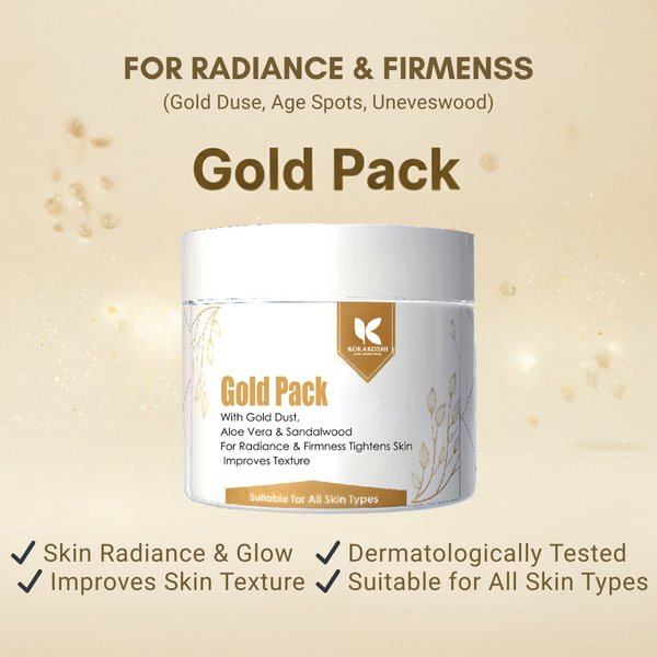 Gold Pack – Radiance & Firming Face Pack with Gold Dust | Kokakoshi