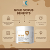 Gold Scrub – Radiance & Glow Face & Body Scrub with Gold Dust | Kokakoshi