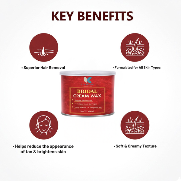 Bridal Cream Wax Premium Glow-Enhancing Hair Removal Wax | Kokakoshi