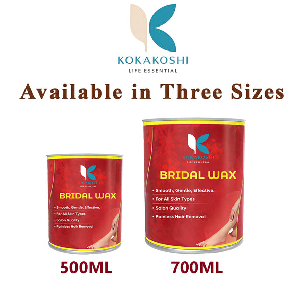 Bridal Wax Salon Quality Painless Hair Removal Wax | Kokakoshi