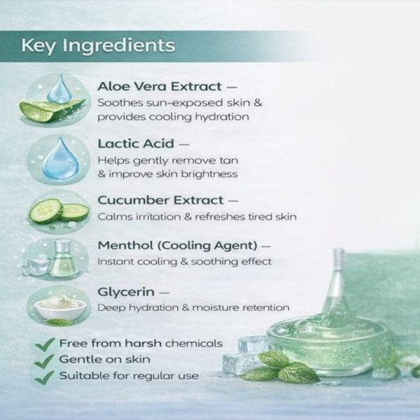 De-Tan Gel – Instant Tan Removal & Brightening Face & Body Gel | Kokakoshi
