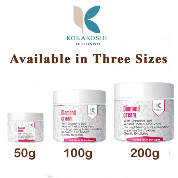 Diamond Cream – Brightening & Nourishing Face Cream with Diamond Dust | Kokakoshi