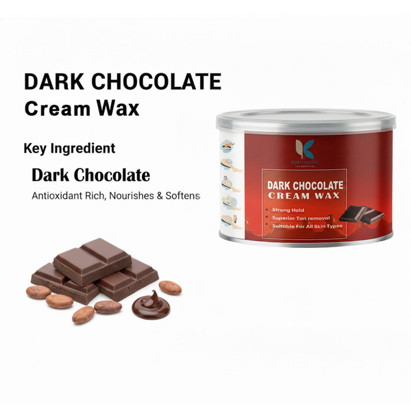Dark Chocolate Cream Wax for Hair Removal | Strong Hold Wax – Kokakoshi