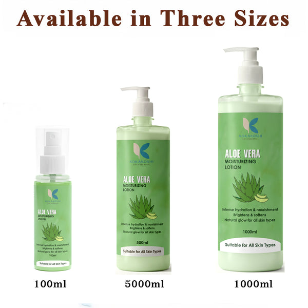 Aloe Vera Soothing Hydration & Natural Glow Moisturizing Lotion | Kokakoshi