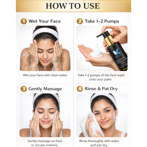Kakadu Plum Brightening & Vitamin C Rich Foaming Face Wash (Buy 1 Get 1 FREE)