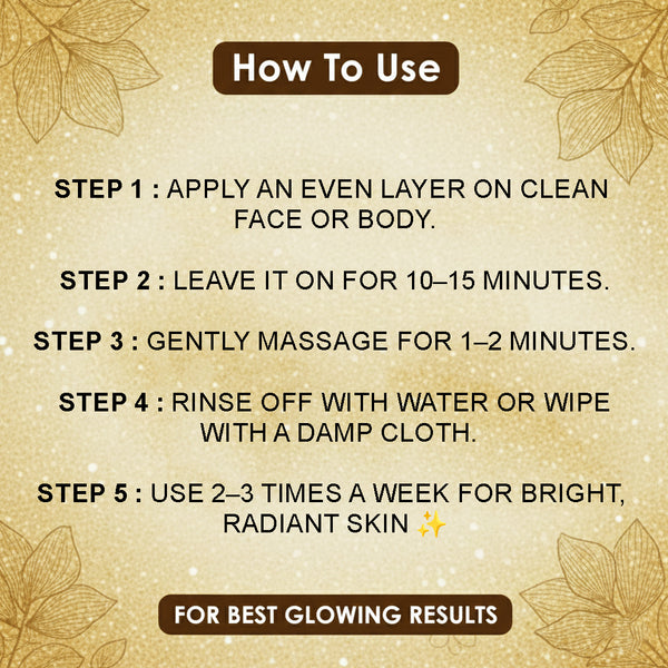 Gold Face & Body Massage Pack (400 ml) – Instant Radiance & Glow Boost | Kokakoshi