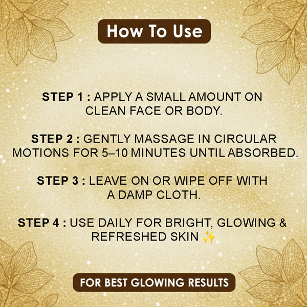 Gold Face & Body Massage Gel (400 ml) – Radiance Boosting Gel | Kokakoshi