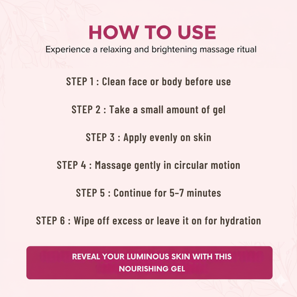 Skin Whitening Face & Body Massage Gel (400 ml) – Brightening & Glow Boosting Gel | Kokakoshi