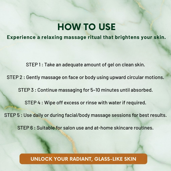 Korean Glass Face & Body Massage Gel (400 ml) – Barrier Repair & Pore Purifying Glow Gel | Kokakoshi