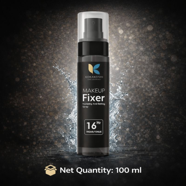 Makeup Fixer | Hydrating & Setting Spray (16 Hr Wear) Long-Lasting Hold • Hydration Boost • Fresh Finish| Kokakoshi