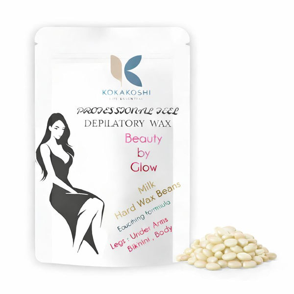 Professional Hard Wax Beans Stripless Salon-Grade Hair Removal Wax | Kokakoshi