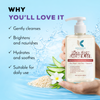 Kokakoshi Rice Glow Shower Gel – Brightening & Hydrating Daily Cleanser with Rice Water, Aloe Vera & Vitamin E | 300ml