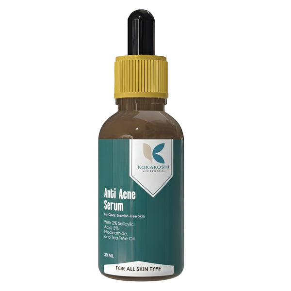 Anti Acne 2% Salicylic Acid & 5% Niacinamide Clearing Face Serum | Kokakoshi