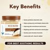 Rice Water Face & Body Massage Scrub (400 ml) – Soothing, Calming & Deep Cleansing Exfoliator | Kokakoshi