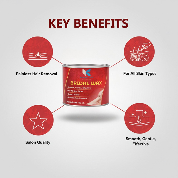 Bridal Wax Salon Quality Painless Hair Removal Wax | Kokakoshi