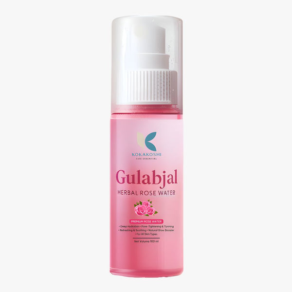 Gulabjal Hydrating & Pore-Tightening Herbal Rose Water Toner | Kokakoshi