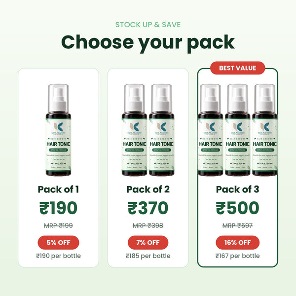 Hair Tonic pack offer