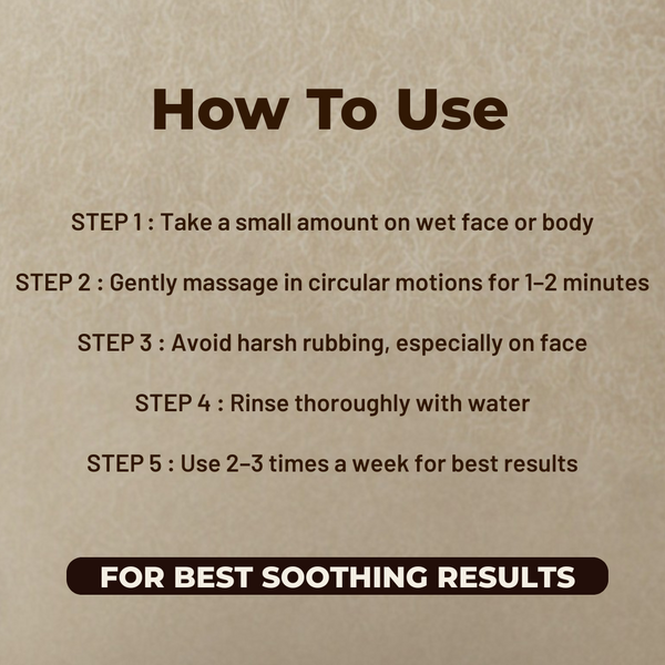 Rice Water Face & Body Massage Scrub (400 ml) – Soothing, Calming & Deep Cleansing Exfoliator | Kokakoshi