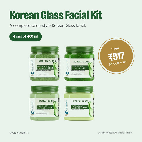 Korean Glass Facial Kit, save ₹917 on MRP