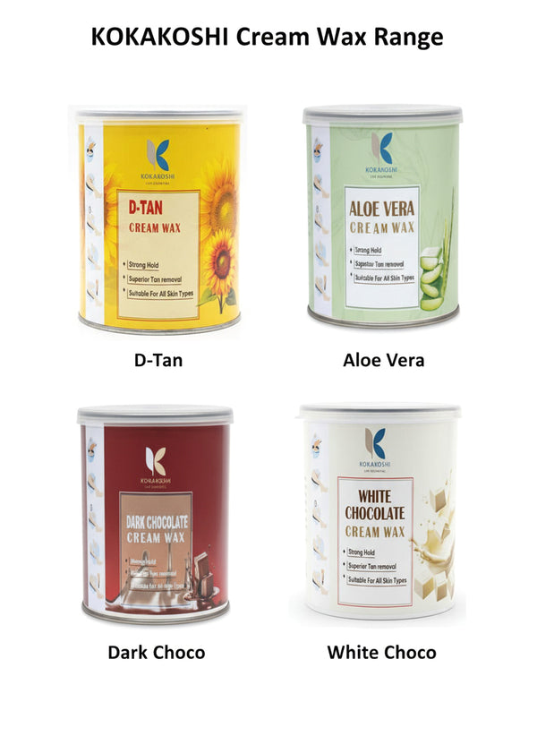Aloe Vera Cream Wax – Gentle Hair Removal & Tan Reduction | Kokakoshi