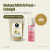 Multani Mitti 10-Pack + Gulabjal, save ₹70