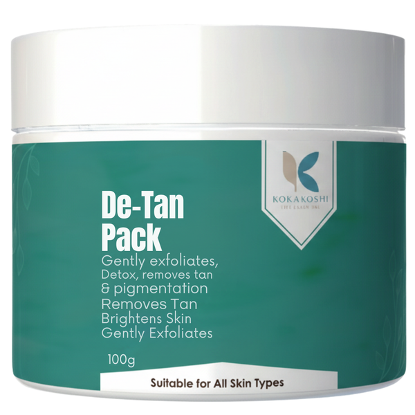 De-Tan Pack – Tan Removal & Brightening Face & Body Pack | Kokakoshi