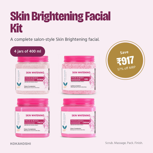Skin Brightening Facial Kit, save ₹917 on MRP