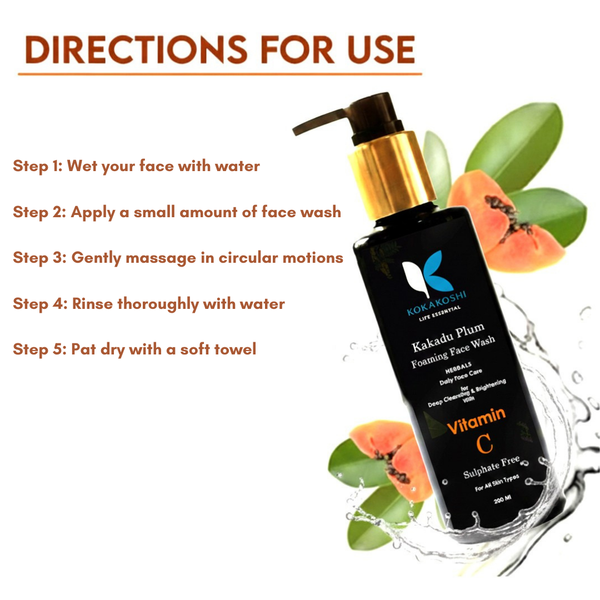 Kakadu Plum Brightening & Vitamin C Rich Foaming Face Wash (Buy 1 Get 1 FREE)