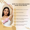 Professional Hard Wax Beans Stripless Salon-Grade Hair Removal Wax | Kokakoshi