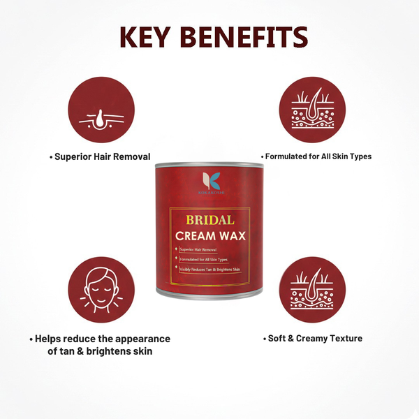 Bridal Cream Wax Premium Glow-Enhancing Hair Removal Wax | Kokakoshi