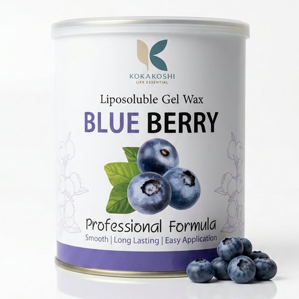 Kokakoshi Blueberry Liposoluble Gel Wax – Professional Formula | 800g