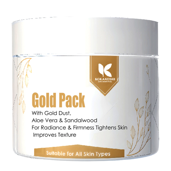 Gold Pack – Radiance & Firming Face Pack with Gold Dust | Kokakoshi