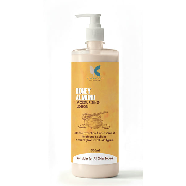 Honey Almond Deep Hydration & Natural Glow Moisturizing Lotion | Kokakoshi