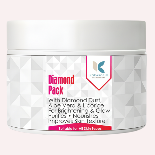 Diamond Pack – Brightening & Glow Face Pack with Diamond Dust | Kokakoshi