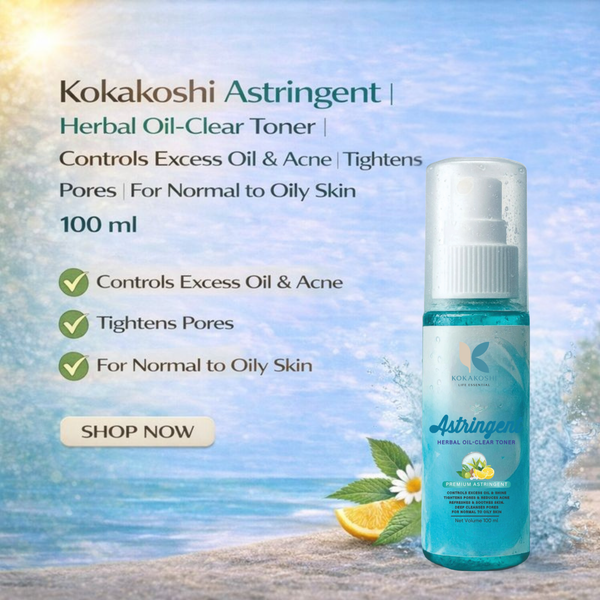 Astringent Herbal Oil Control & Pore Minimizing Toner | Kokakoshi