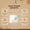 Gold Scrub – Radiance & Glow Face & Body Scrub with Gold Dust | Kokakoshi