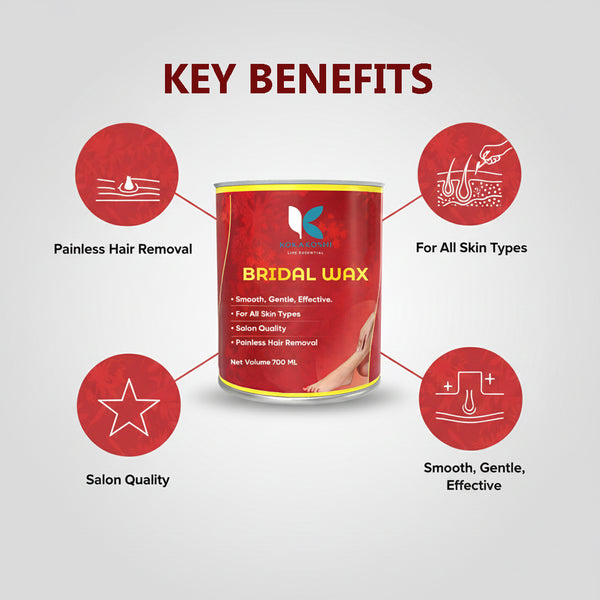 Bridal Wax Salon Quality Painless Hair Removal Wax | Kokakoshi