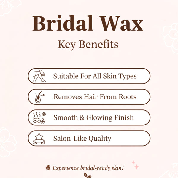 Bridal Wax Salon Quality Painless Hair Removal Wax | Kokakoshi