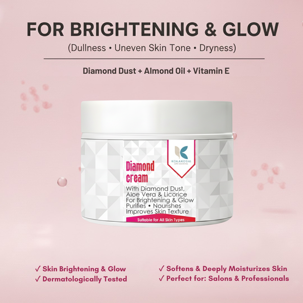 Diamond Cream – Brightening & Nourishing Face Cream with Diamond Dust | Kokakoshi