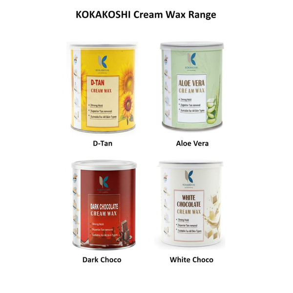 Dark Chocolate Cream Wax for Hair Removal | Strong Hold Wax – Kokakoshi