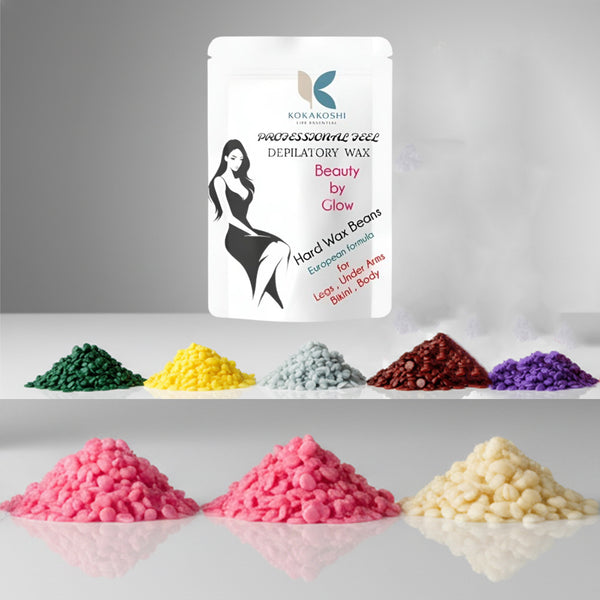 Professional Hard Wax Beans Stripless Salon-Grade Hair Removal Wax | Kokakoshi