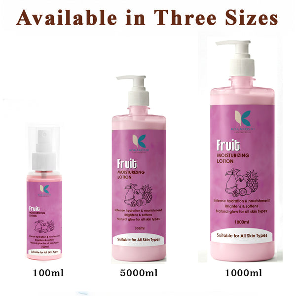 Fruit Deep Hydration & Natural Glow Moisturizing Lotion | Kokakoshi