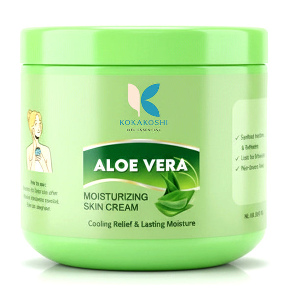 Aloe Vera Moisturizing Skin Cream – Cooling Relief & Long-Lasting Hydration | Kokakoshi