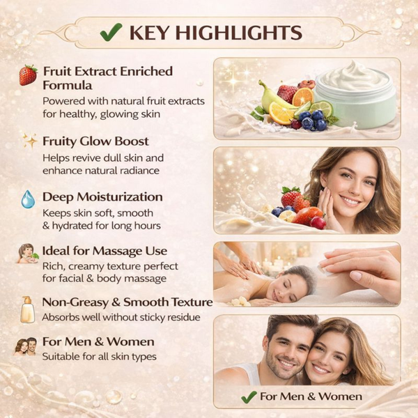 Fruit Moisturizing Cream – Fruity Glow & Daily Hydration Care | Kokakoshi