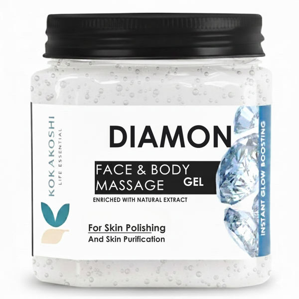 Diamond Instant Glow Face & Body Massage Gel | Kokakoshi