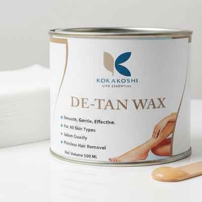 De-Tan Wax Brightening & Painless Salon Hair Removal Wax | Kokakoshi