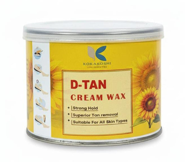 D-Tan Cream Wax – Strong Hair Removal & Tan Reduction | Kokakoshi